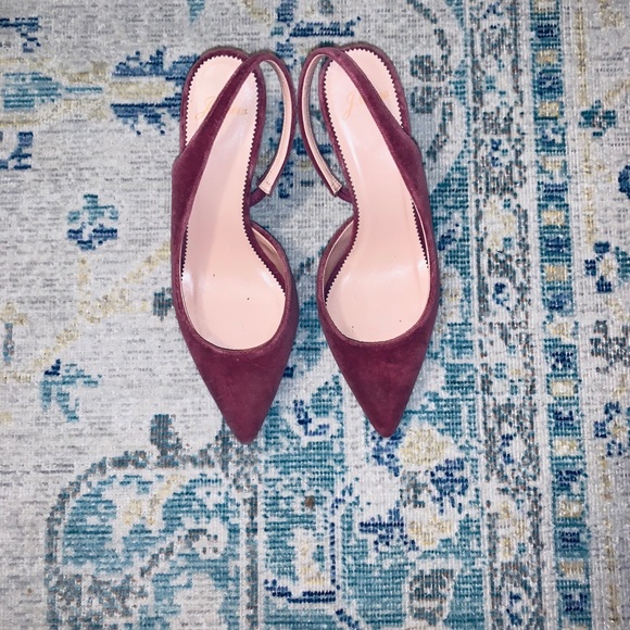 J. Crew Shoes - J.Crew pink velvet kitten heels